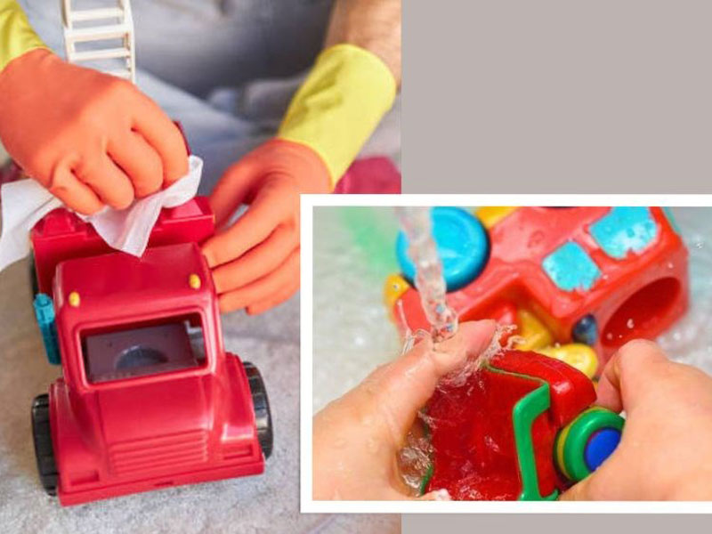 Cách vệ sinh đồ chơi cho bé làm từ nhựa rất đơn giản